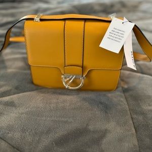 Mustard Yellow Shoulder Purse from Just Fab. NWT never worn.
